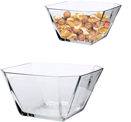 Set steklenih solatnih skled LAV Karen 300 ml, 6 kos