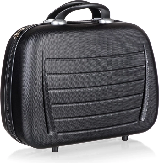 Potovalna kozmetična torbica iz ABS, 15 l, črna