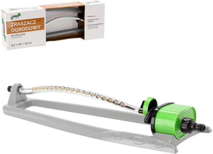 Oscilacijski zalivalnik za trato 8,2 × 49 × 18 cm