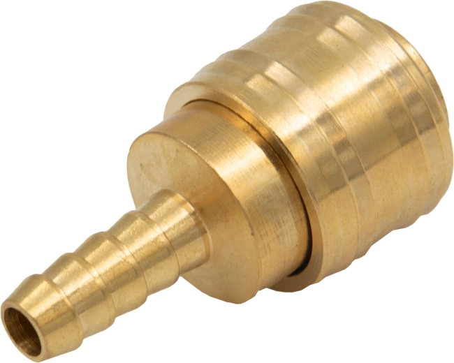 Hitra spojka za vrtno cev 3/8" 9 mm iz medenine