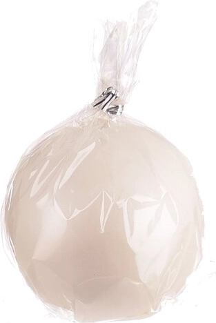 Svečna krogla, sijoča rožnato zlata, 8 cm
