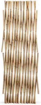 Raztegljiva bambusova ograja 200 × 200 cm