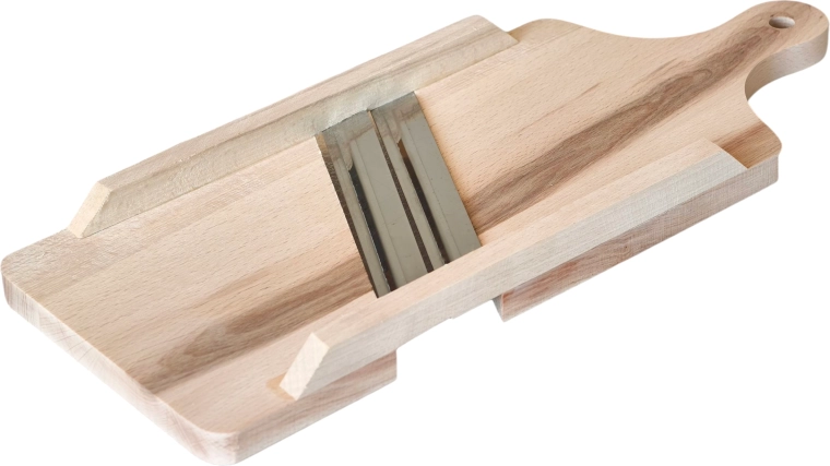 Leseno strgalo za zelje 41 × 16 cm z dvema nožema