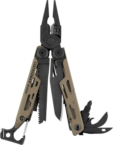 Leatherman Signal coyote tan multifunction tool (19 functions)