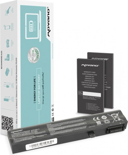 Baterija za prenosnike MSI CX62/GE62/GE72/GL72/PE70 4400 mAh (48 Wh) Movano