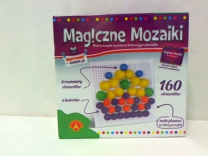 Čarobni mozaiki – kreativni in izobraževalni set 160 kosov