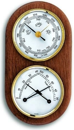 TFA analogna vremenska postaja iz hrastovega lesa