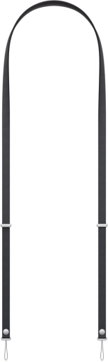Black shoulder strap