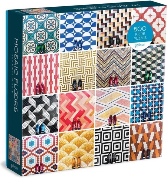 Galison sestavljanka Mozaikaste talne površine 500 koščkov
