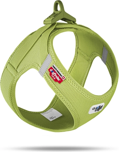 Curli oprsnica za pse z zaponko Air-Mesh Lime 3XS (1,5–3 kg)