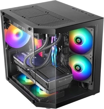 Gaming PC case Mars Gaming MC-3TLITE Black mATX