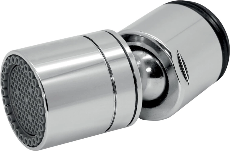 Varčen dvostopenjski gibljivi perlator ECO krom