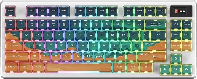 MSI Forge GK600 TKL wireless Mars (US) brezžična mehanska tipkovnica