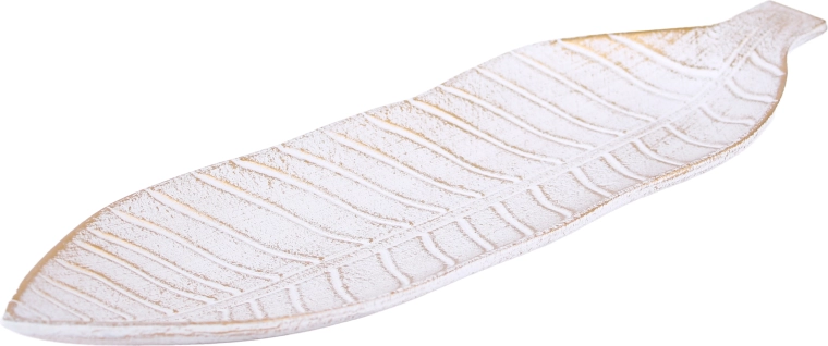 Lesen pladenj za serviranje TORO v obliki lista 41 × 12 cm