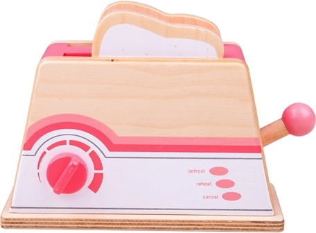 Lesen rožnat toaster Bigjigs Toys