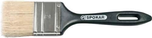 Flat Brush 0.75" with Plastic Handle, Chinese Bristle