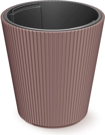 Cvetlični lonec z vložkom Milly 29,9 cm marsala