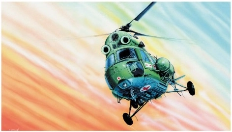 Model helikopterja MIL MI-2 Kliklak