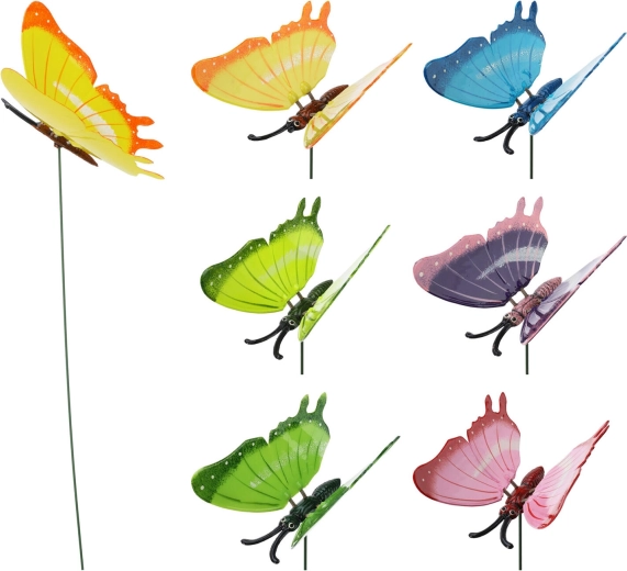 Vrtni zabodek Metulj 67 cm – mešanica barv