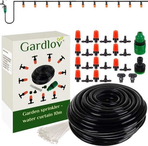 Vrtna vodna zavesa z meglenjem – Zavesa