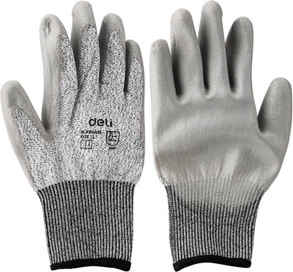 Rokavice odporne proti urezninam Deli Tools L