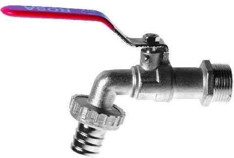 Vrtna pipa z ročico 1" s matico