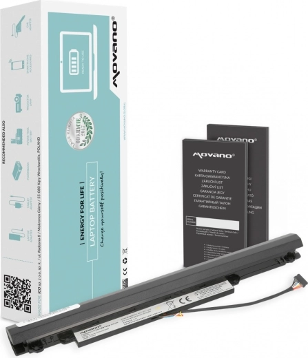 Movano baterija za Lenovo IdeaPad 110-14IBR / 110-15IBR (L15S3A02) 2200 mAh 24 Wh