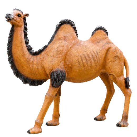 Decorative camel figure for a Christmas nativity scene, 106 cm