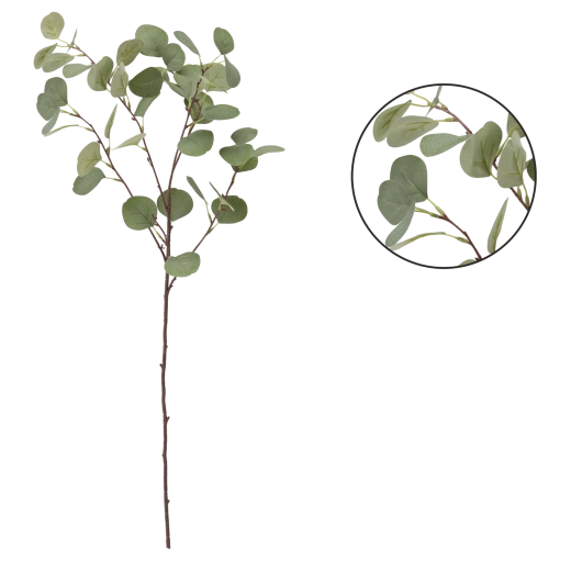Umetna veja z velikimi zelenimi listi 90 cm