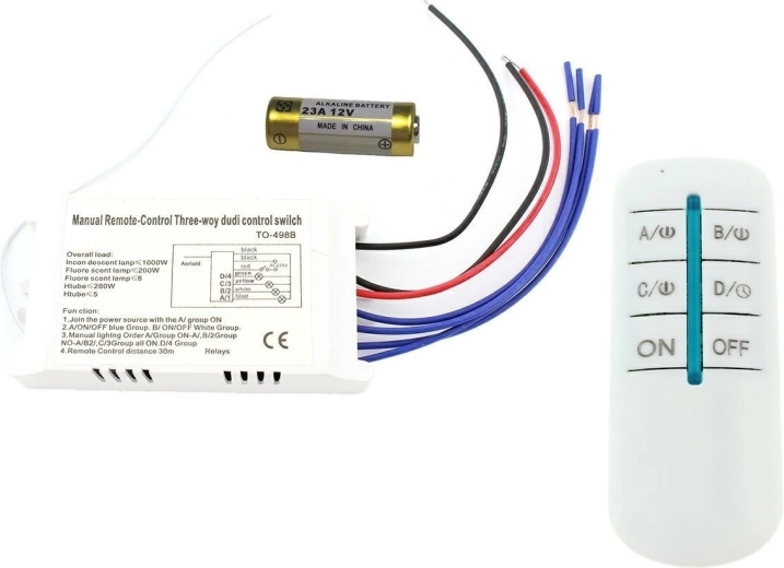 AG132B VKLOP/IZKLOP VKLOP/IZKLOP 230V 4 KANALI