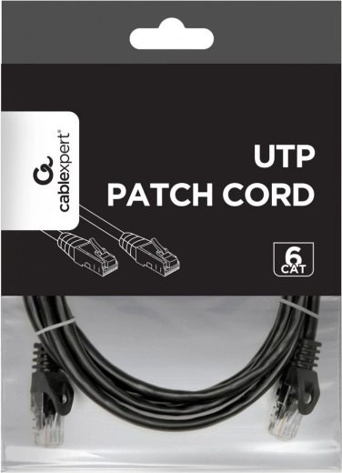 Cat 6 UTP Network Patch Cable 2 m Black
