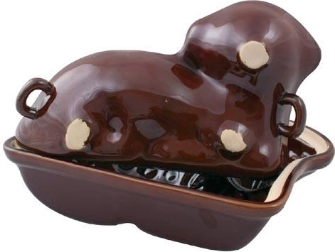 Keramični dvodelni model za velikonočno jagnje 31 × 19,5 × 13 cm