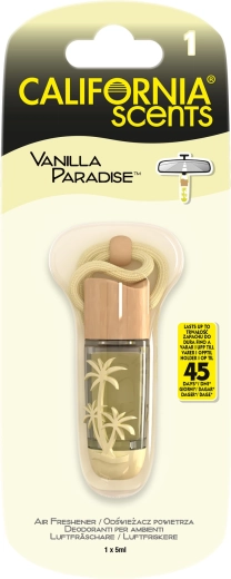 Viseči osvežilec zraka CALIFORNIA SCENTS Vanilla Paradise
