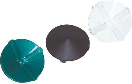 Plastični pokrov za ograjni steber 80 mm, rjav