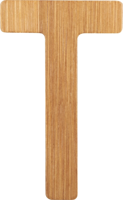 Small foot bambusova črka T