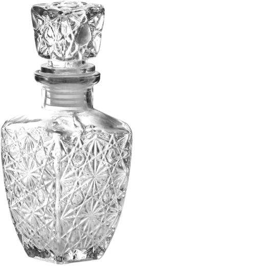 Steklena karafa 250 ml z zamaškom