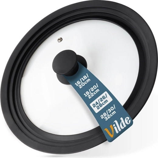 Univerzalni stekleni silikonski pokrov 24/26/28 cm