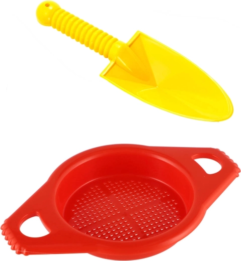 Lori otroški komplet za pesek: lopatka/rilec 25 cm s sitom – 1 komplet