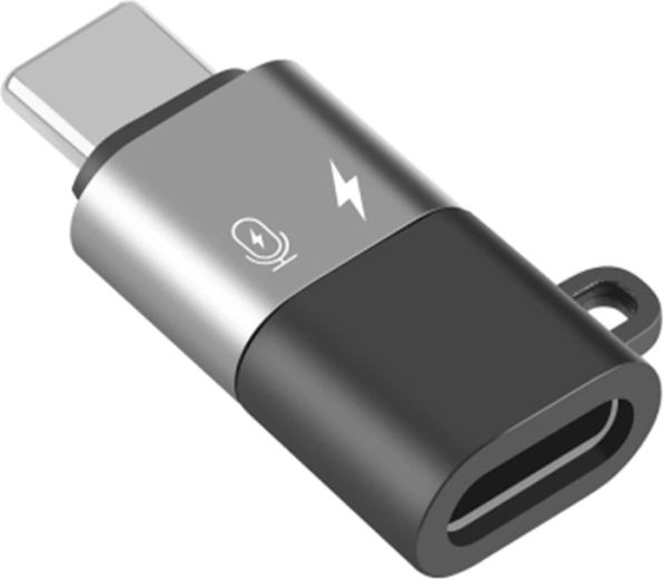 Puluz OTG adapter 8pin na USB-C (črn)