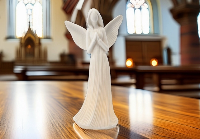LED Angel Figurine, 23.6 cm