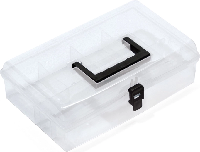 Plastični organizator NUN s prozornim pokrovom 295 × 180 × 85 mm