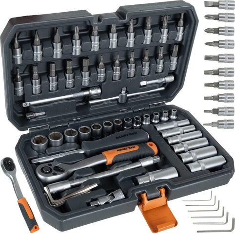 Bigstren tool set in case, 56 pcs, 1/4"
