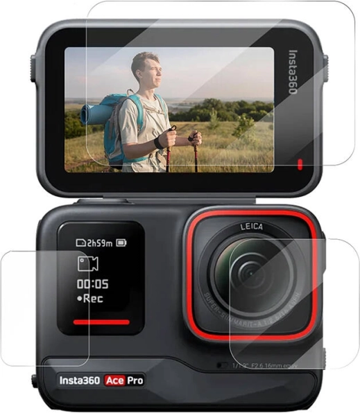 Kaljeno zaščitno steklo TELESIN za INSTA360 Ace Pro / Ace