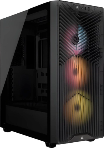 CORSAIR 3200D RS ARGB mid-tower z zatemnjenim steklom