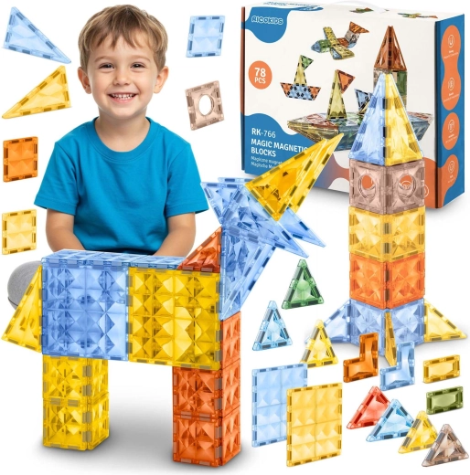 Magnetni gradniki Ricokids XL 70+ delov