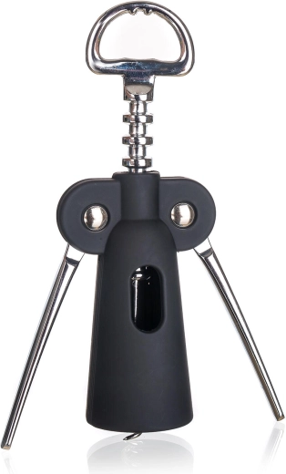 Krilni odpirač za vino Tinto, krom, 15,5 cm