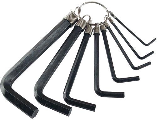 Set imbus ključev 2–10 mm, 8-delni