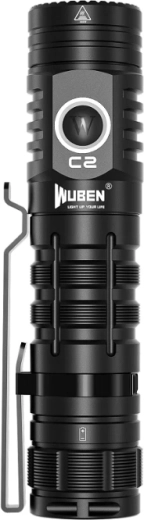 Wuben C2 žepna svetilka 2000 lm, črna