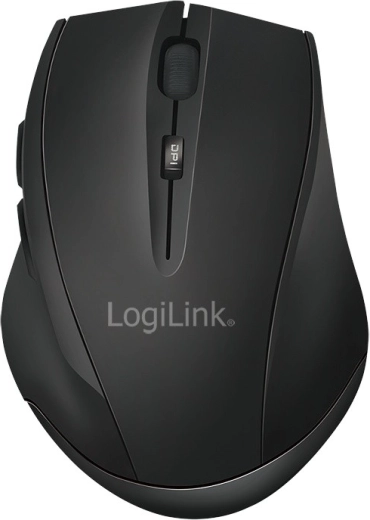 Brezžična miška Bluetooth 5.0, ergonomska, črna