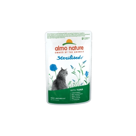 Almo Nature Holistic Sterilized Cat vrečka s tuno 70 g
